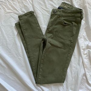 Green American Eagle Jeans